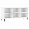 Szafka pod TV, biała, 103,5x30x50 cm, materiał drewnopochodny