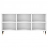 Szafka pod TV, biała, 103,5x30x50 cm, materiał drewnopochodny