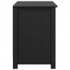 Szafka pod telewizor, czarna, 103x36,5x52 cm, drewno sosnowe