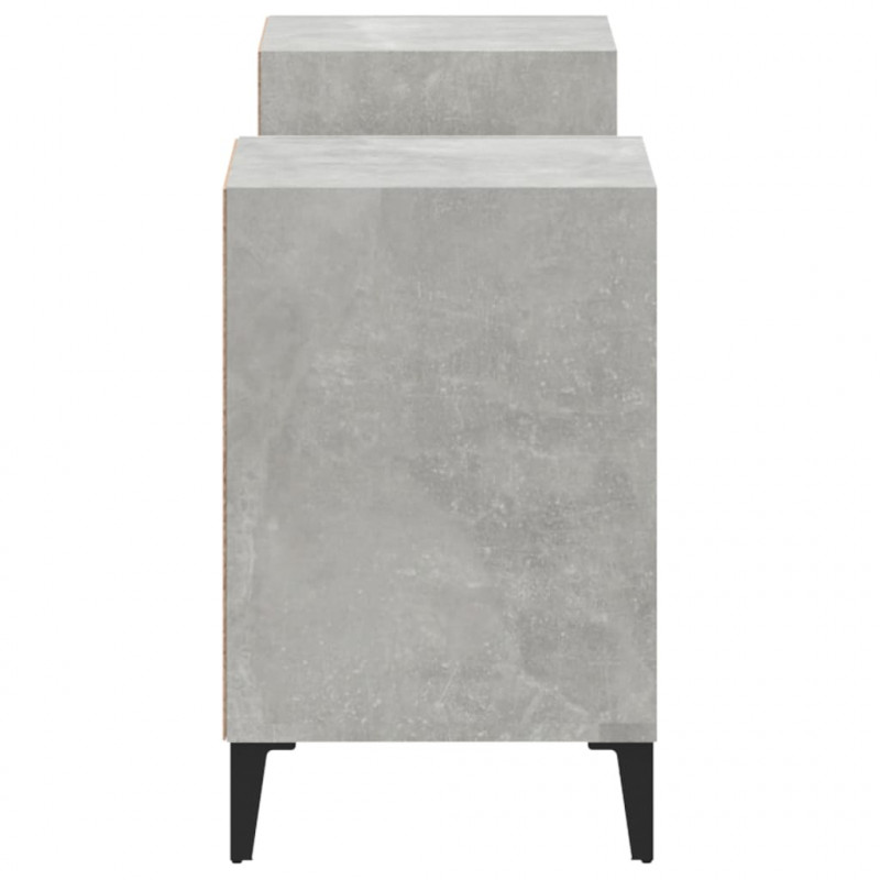 Szafka pod TV, szarość betonu, 160x35x55 cm