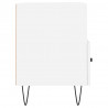 Szafka pod TV, biała, 80x36x50 cm, materiał drewnopochodny