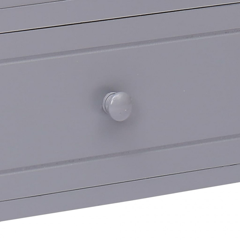 Szafka pod TV, szara, 115 x 30 x 40 cm, drewno paulownia