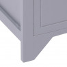 Szafka pod TV, szara, 115 x 30 x 40 cm, drewno paulownia