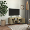 Szafka TV, drewniane nóżki, dąb sonoma, 103,5x35x50 cm
