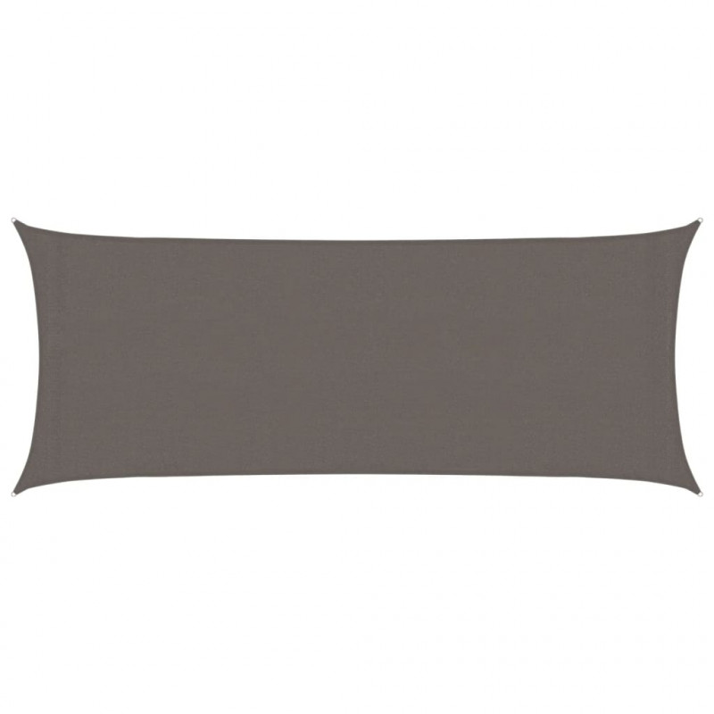 Żagiel przeciwsłoneczny, 160 g/m², antracytowy, 2x4,5 m, HDPE