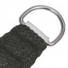 Żagiel przeciwsłoneczny, 160 g/m², antracytowy, 2x4,5 m, HDPE