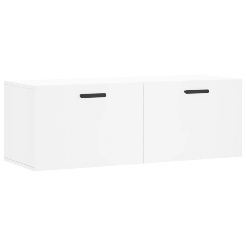Szafka wisząca, biała, 100x36,5x35 cm, materiał drewnopochodny