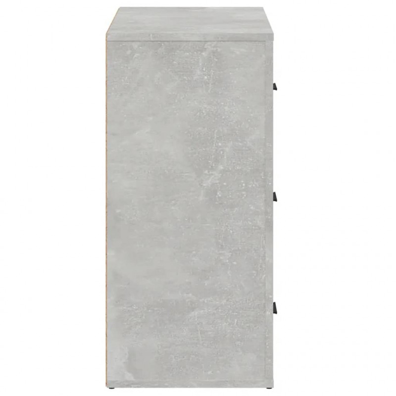 Szafka, szarość betonu, 80x33x70 cm, materiał drewnopochodny