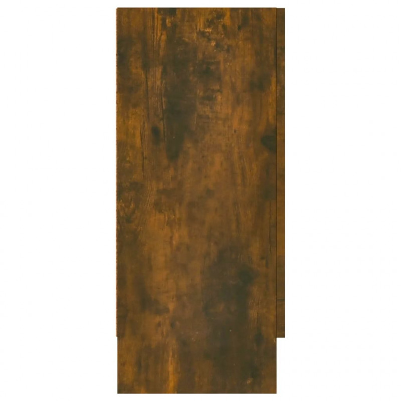 Komoda, przydymiony dąb, 120x30,5x70cm, materiał drewnopochodny