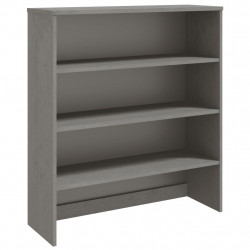 Nadstawka HAMAR, jasnoszara, 90x30x100 cm, lite drewno sosnowe