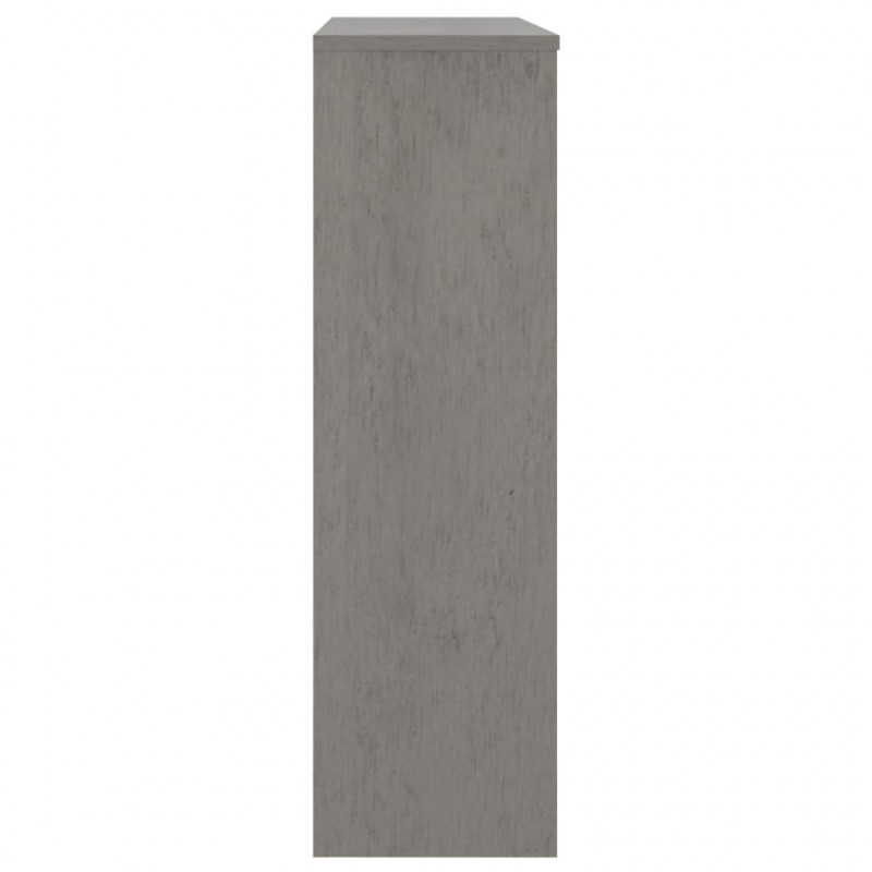 Nadstawka HAMAR, jasnoszara, 90x30x100 cm, lite drewno sosnowe