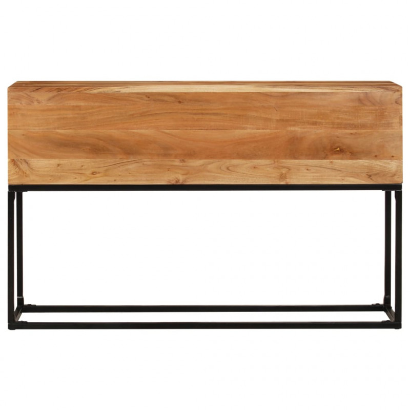 Stolik konsolowy, 120 x 30 x 75 cm, lite drewno akacjowe