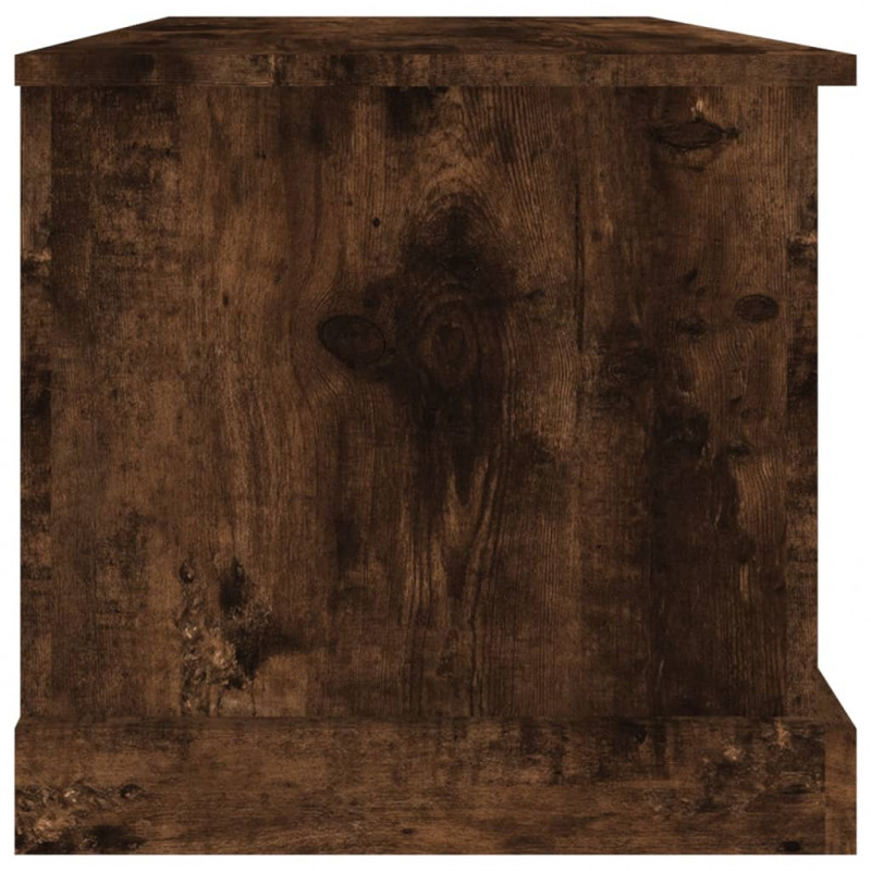 Skrzynia, przydymiony dąb, 70x40x38 cm, materiał drewnopochodny