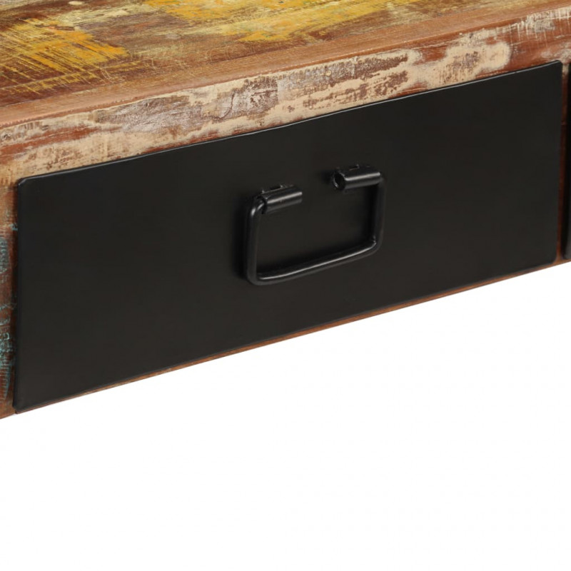 Stolik konsola z litego drewna odzyskanego, 120 x 30 x 76 cm