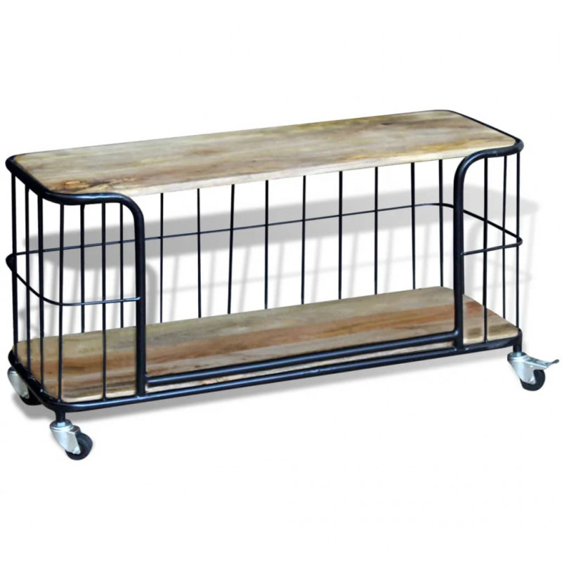 Szafka pod TV, drewno mango, 100x40x45 cm