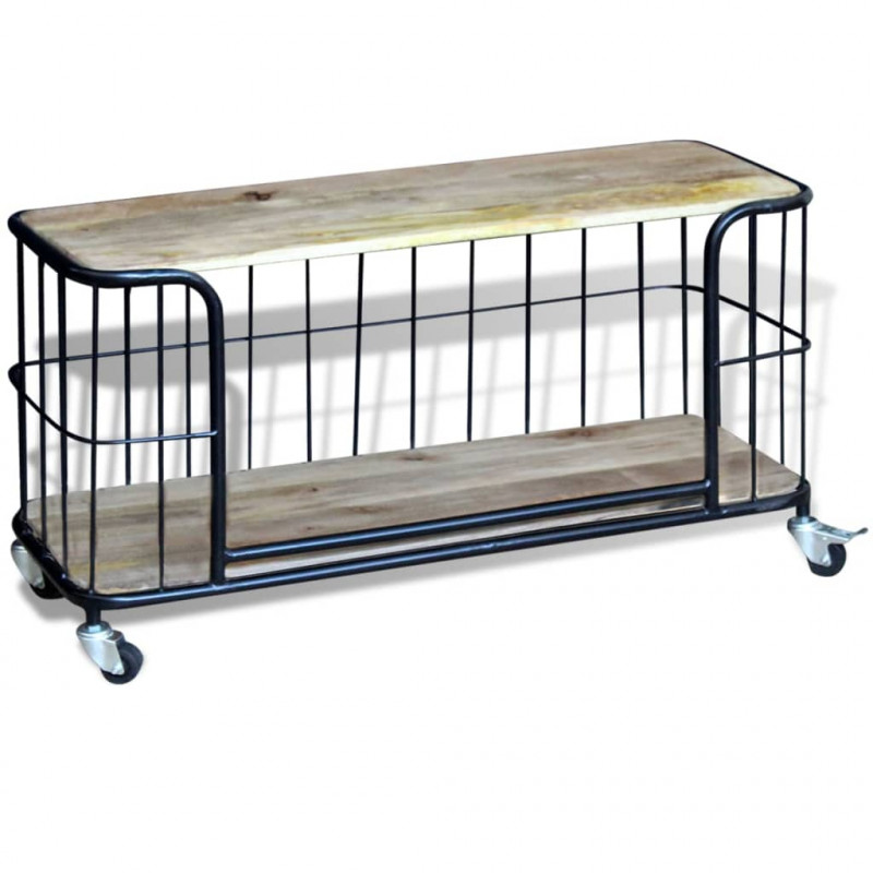 Szafka pod TV, drewno mango, 100x40x45 cm