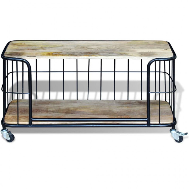 Szafka pod TV, drewno mango, 100x40x45 cm