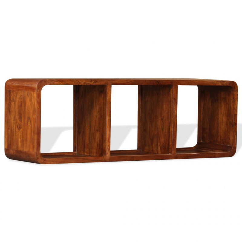 Szafka pod TV, drewno w kolorze miodowego brązu, 120x30x40 cm