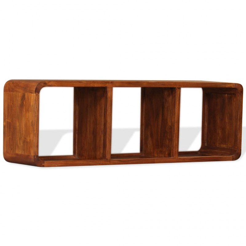 Szafka pod TV, drewno w kolorze miodowego brązu, 120x30x40 cm