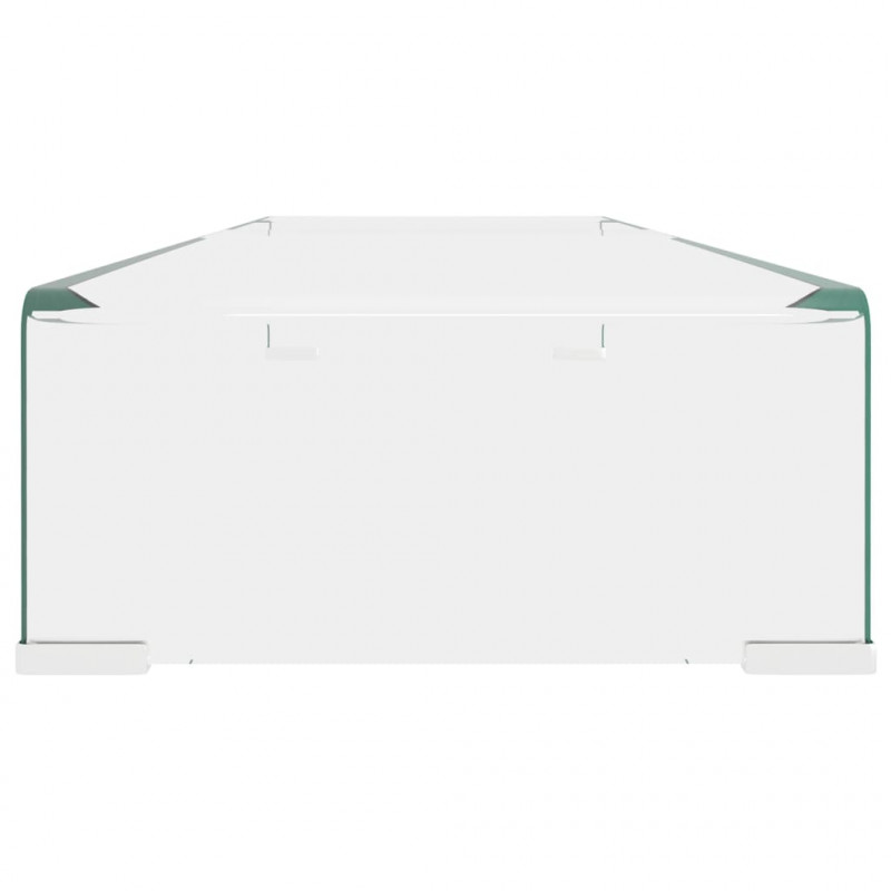 Podstawka pod monitor / telewizor szklana 100x30x13 cm