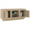 Szafka pod TV, dąb sonoma, 102x35x45 cm materiał drewnopochodny