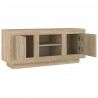 Szafka pod TV, dąb sonoma, 102x35x45 cm materiał drewnopochodny