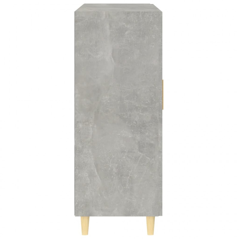 Szafka, szarość betonu, 69,5x34x90 cm, materiał drewnopochodny