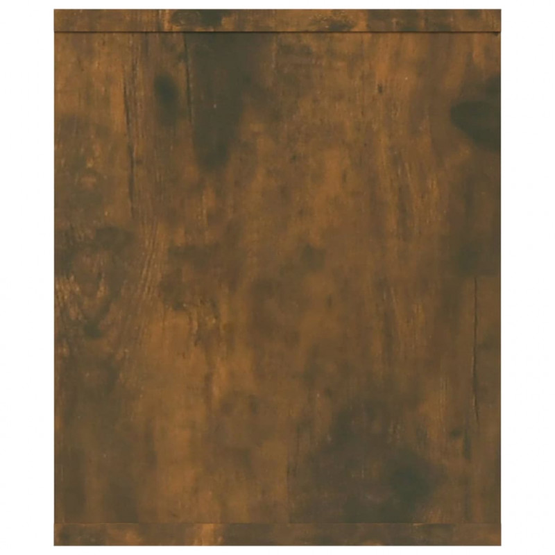 Regał na książki/szafka RTV, przydymiony dąb, 143x30x36 cm