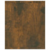 Regał na książki/szafka RTV, przydymiony dąb, 143x30x36 cm