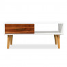 Stolik kawowy z drewna akacjowego 90x50x40 cm