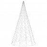 Choinka do montażu na maszcie, 1400 niebieskich LED, 500 cm