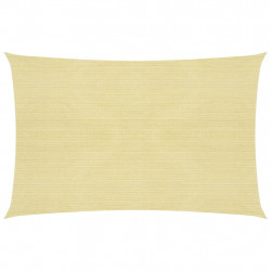 Żagiel przeciwsłoneczny, 160 g/m², beżowy, 2x3 m, HDPE