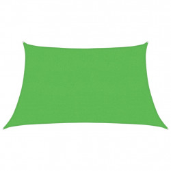 Żagiel przeciwsłoneczny, 160 g/m², jasnozielony, 3/4x2 m, HDPE