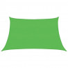 Żagiel przeciwsłoneczny, 160 g/m², jasnozielony, 3/4x2 m, HDPE