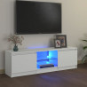 Szafka pod TV z oświetleniem LED, biała, 120x30x35,5 cm