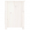 Szafka pod telewizor, biała, 103x36,5x52 cm, drewno sosnowe