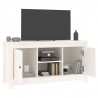 Szafka pod telewizor, biała, 103x36,5x52 cm, drewno sosnowe