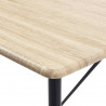 Stolik barowy, kolor dębowy, 120 x 60 x 110 cm, MDF