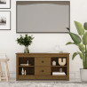 Szafka pod TV, miodowy brąz, 103x36,5x52 cm, drewno sosnowe
