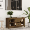 Szafka pod TV, miodowy brąz, 103x36,5x52 cm, drewno sosnowe