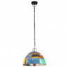 Industrialna lampa wisząca, 25 W, kolorowa, okrągła, 41 cm, E27
