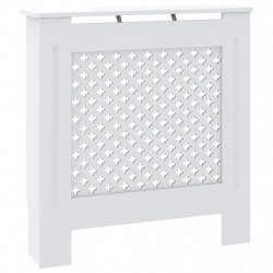 Osłona na kaloryfer, MDF, biała, 78 cm