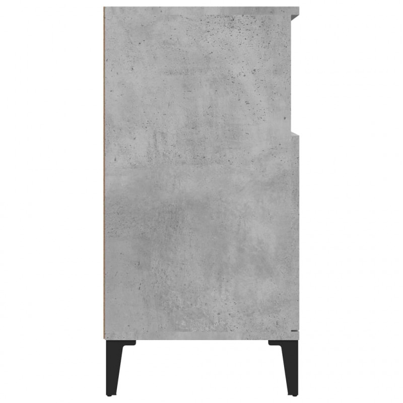Komoda, szarość betonu, 60x35x70 cm, materiał drewnopochodny