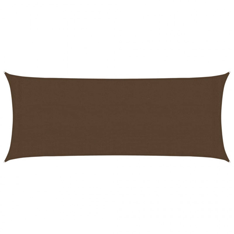 Żagiel przeciwsłoneczny, 160 g/m², brązowy, 2x4,5 m, HDPE