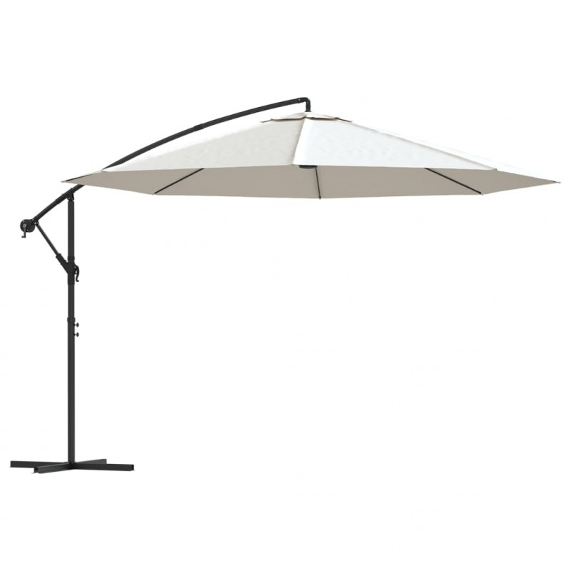 Parasol na wysięgniku 3,5 m, piaskowy