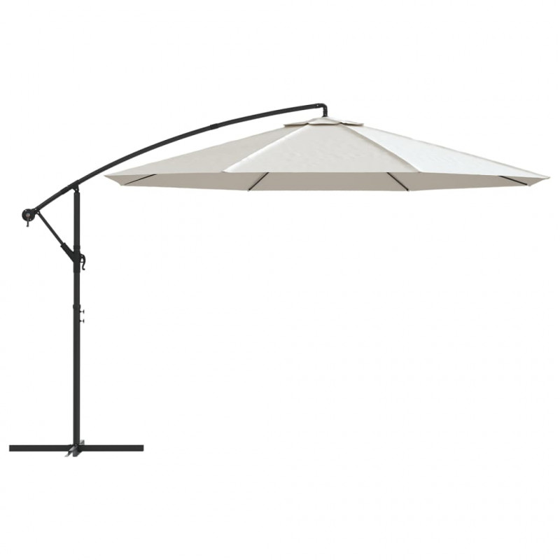 Parasol na wysięgniku 3,5 m, piaskowy