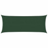 Żagiel przeciwsłoneczny, 160 g/m², ciemnozielony, 2x4,5 m, HDPE