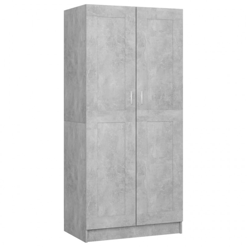 Szafa, kolor betonowy szary, 82,5x51,5x180 cm