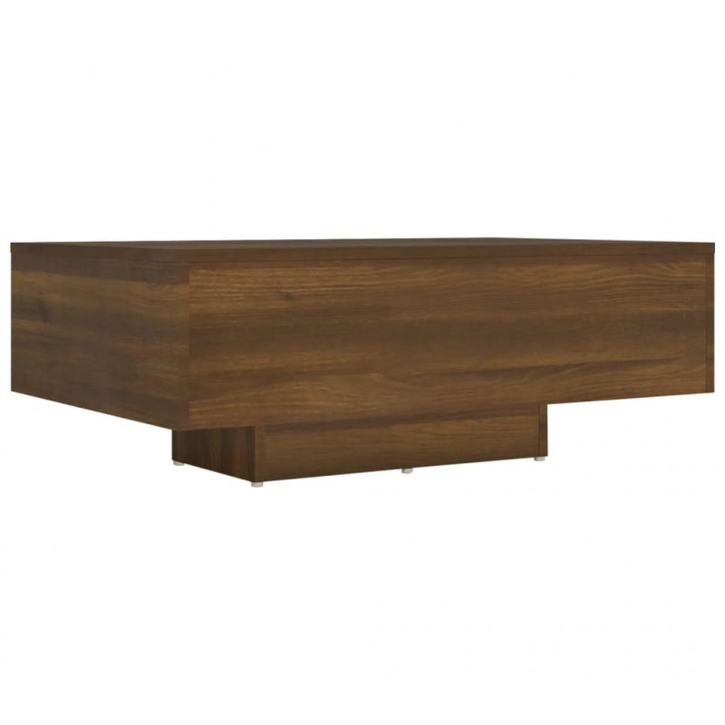 Stolik kawowy, brązowy dąb 85x55x31 cm, materiał drewnopochodny