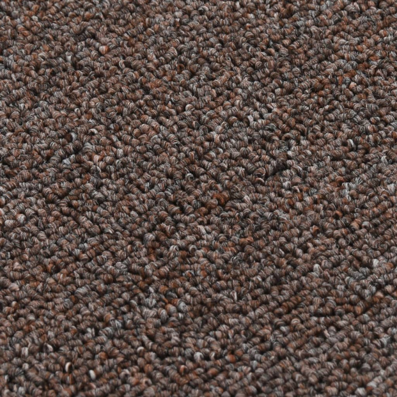 Antypoślizgowe nakładki na schody, 15 szt., 60x25 cm, brązowe